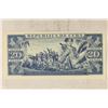 Image 2 : 1961 NATIONAL BANK OF CUBA 20 PESO NOTE CRISP UNC