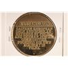 Image 2 : THE MEDALLIC HISTORY OF THE JEWISH PEOPLE 1 1/2''