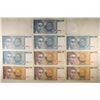 10-YUGOSLAVIAN BILLS: 5-1990-500 DINARA & 5-1991-
