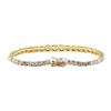 Image 2 : 13.21 ctw Diamond Bracelelet - 18KT Yellow Gold