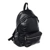 Image 2 : Yves Saint Laurent Black Leather Paris Croc Embossed Backpack