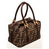 Image 2 : Fendi Brown Canvas Leather Zucca Convertible Shoulder Bag