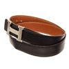 Image 5 : Hermes Black Brown Leather H Belt
