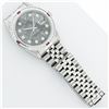 Image 7 : Rolex Mens SS Meteorite Diamond & Ruby Channel Set Oyster Perpetual Datejust Wri