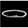 Image 2 : 14KT White Gold 2.23 ctw Diamond Tennis Bracelet