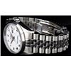Image 8 : Rolex Mens Stainless Steel White Roman Datejust Jubilee Band Datejust Wristwatch