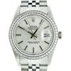 Image 1 : Rolex Mens Stainless Steel Silver Index 36MM Datejust Oyster Perpetual Wristwatc