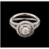 Image 2 : 1.14 ctw Diamond Ring - 14KT White Gold