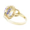 Image 3 : 4.21 ctw Tanzanite And Diamond Ring - 14KT Yellow Gold