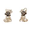Image 1 : Chanel Silver-tone CC Camellia Earrings