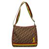 Image 1 : Christian Dior Brown Multicolor Canvas Rasta Shoulder Bag