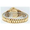 Image 6 : Rolex Ladies 18K Yellow Gold Blue Vignette Diamond Datejust President Wristwatch