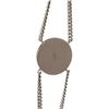 Image 5 : Chanel Black and Silver-tone CC Camelia Flower Bracelet