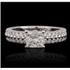 Image 1 : 18KT White Gold 2.02 ctw Diamond Ring