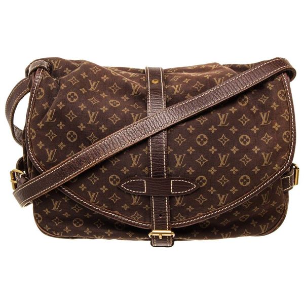 Louis Vuitton Brown Monogram Canvas Saumur 30cm Crossbody Bag