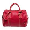 Image 1 : Louis Vuitton Pink Leather Carryall Duffel Bag