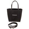 Image 1 : Balenciaga Black Leather Everyday Tote Bag