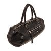 Image 2 : Balenciaga Black Leather East Waist Satchel Bag