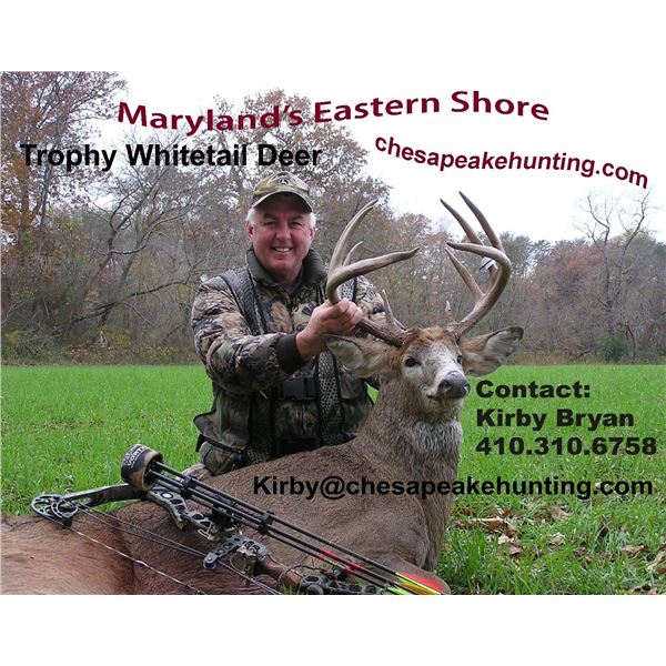 5-Day Maryland Whitetail Deer Hunt for 2 Hunters