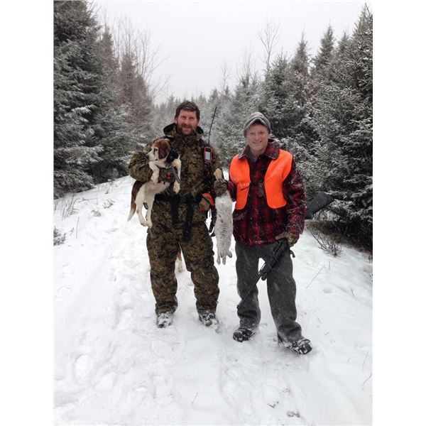 2-Day Maine Snowshoe Hare Hunt for 2