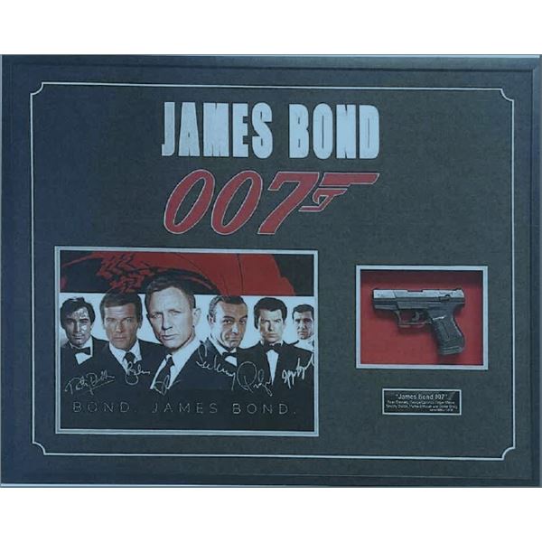 James Bond 007 Limited Edition 32"x42" Shadow Box Display Featuring Replica Walther P99 Pistol