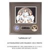 Image 1 : NASA Memorabilia Item Framed 22”x22” Photo Autographed by Apollo 11