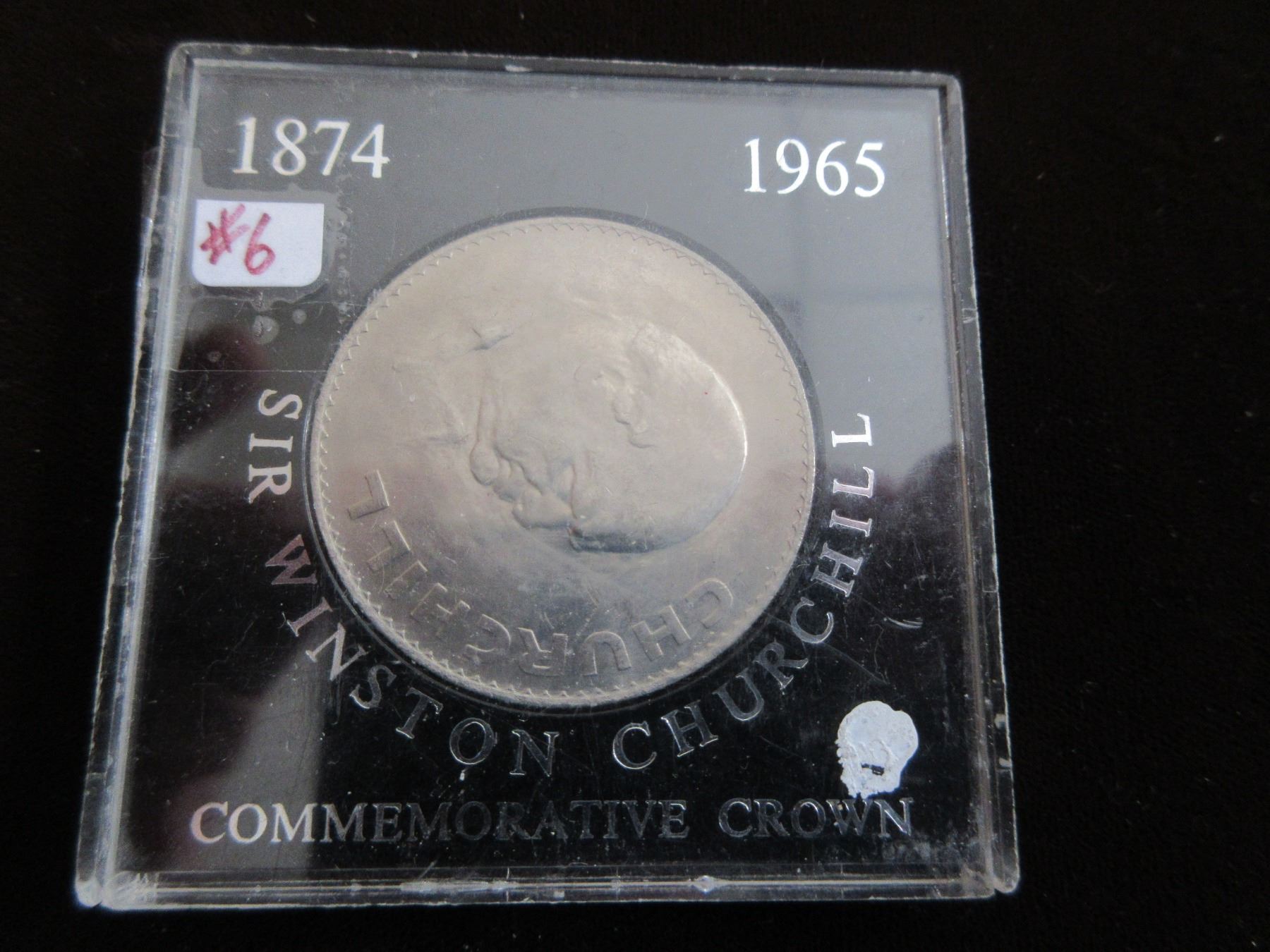1874 - 1965 SIR WINSTON CHURCHILL COMMEMORATIVE CROWN