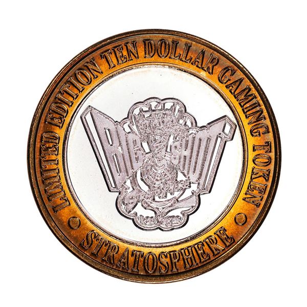.999 Silver Stratosphere Las Vegas, Nevada $10 Casino Limited Edition Gaming Token