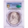 Image 1 : 1891-CC $1 Morgan Silver Dollar Coin PCGS MS62 CAC
