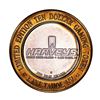 Image 2 : .999 Silver Harveys Lake Tahoe, Nevada $10 Casino Limited Edition Gaming Token