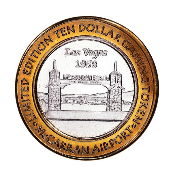 .999 Silver McCarran International Airport Las Vegas, NV $10 Limited Gaming Token