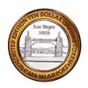 Image 1 : .999 Silver McCarran International Airport Las Vegas, NV $10 Limited Gaming Token