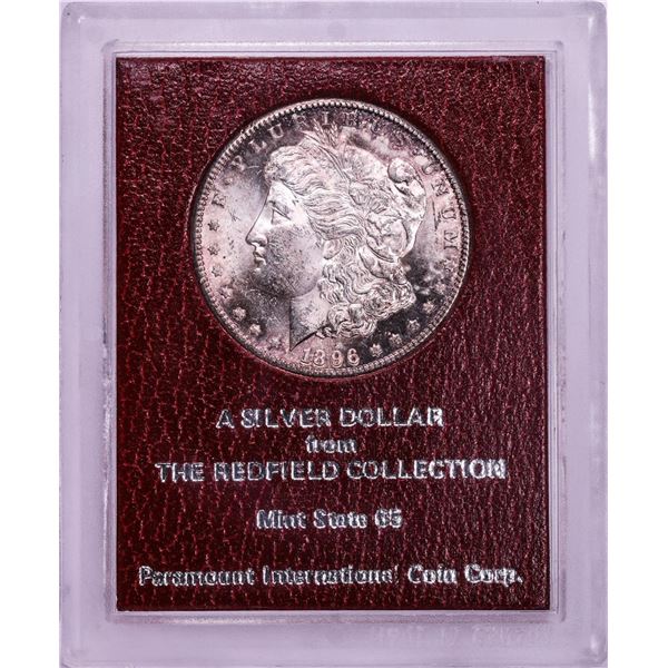 Redfield 1896-S $1 Morgan Silver Dollar Coin Mint State 65