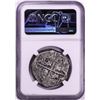 Image 2 : Spice Islands Shipwreck (1570-30)P Bolivia 8 Reales Philip IV Silver Coin NGC Genuine