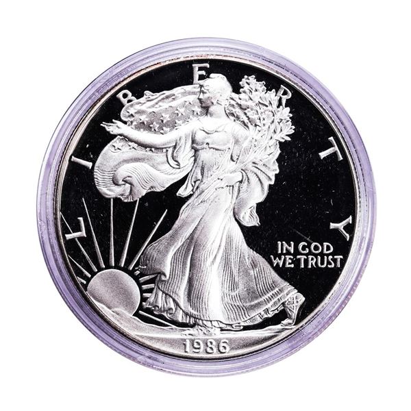 1986-S Proof $1 American Silver Eagle Coin