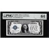 Image 1 : 1928A $1 Funnyback Silver Certificate Note Fr.1601 PMG Choice Uncirculated 64EPQ