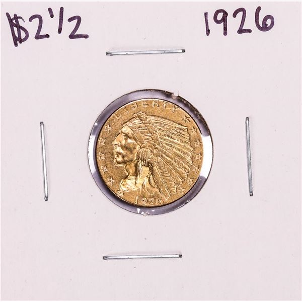 1926 $2 1/2 Indian Head Quarter Eagle Gold Coin
