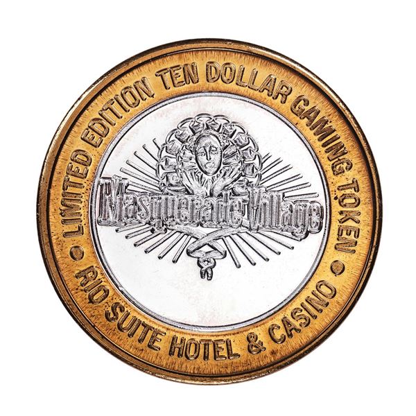.999 Silver Rio Suite Hotel & Casino Las Vegas $10 Casino Limited Edition Gaming Token