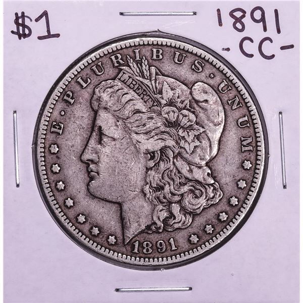 1891-CC $1 Morgan Silver Dollar Coin