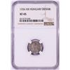 Image 1 : 1556 KB Hungary Denar 'Madonna and Child' Coin NGC XF45