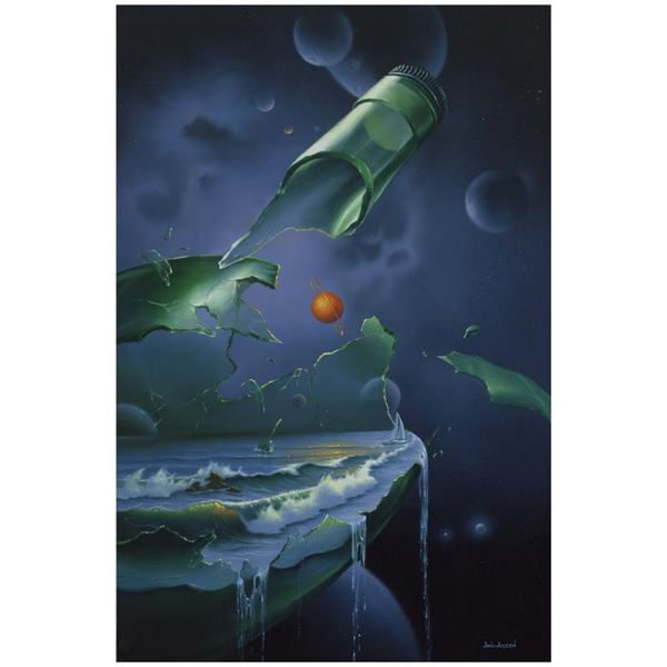 Jim Warren "Drift Glass" Limited Edition Giclee On Canvas