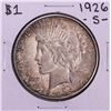 Image 1 : 1926-S $1 Peace Silver Dollar Coin