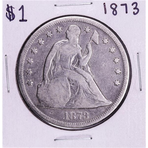 1873 $1 Seated Liberty Silver Dollar Coin