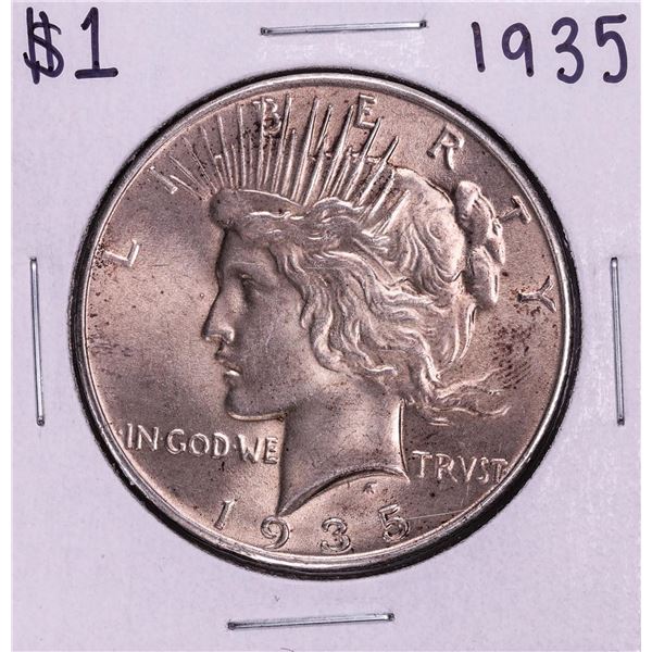 1935 $1 Peace Silver Dollar Coin
