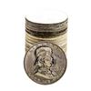Image 1 : Roll of (20) Brilliant Uncirculated 1958-D Franklin Half Dollar Coins