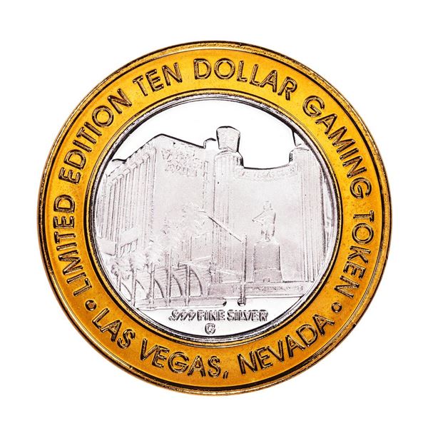 .999 Silver Las Vegas Club $10 Casino Limited Edition Gaming Token