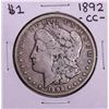 Image 1 : 1892-CC $1 Morgan Silver Dollar Coin