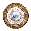 Image 2 : .999 Fine Silver Harrah's Casino Las Vegas, Nevada $10 Limited Edition Gaming Token