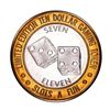 Image 1 : .999 Silver Slots A Fun Casino Las Vegas, NV $10 Limited Edition Casino Gaming Token