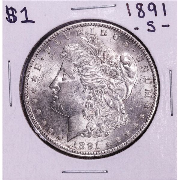 1891-S $1 Morgan Silver Dollar Coin